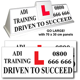 The Centre Feature Roof Sign - Graphic Advantage Tri-Pak XTRA